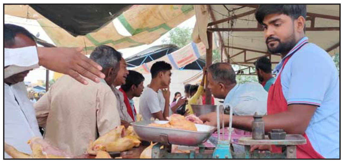 साउन लागेसँगै माछामासुको बिक्री घट्यो